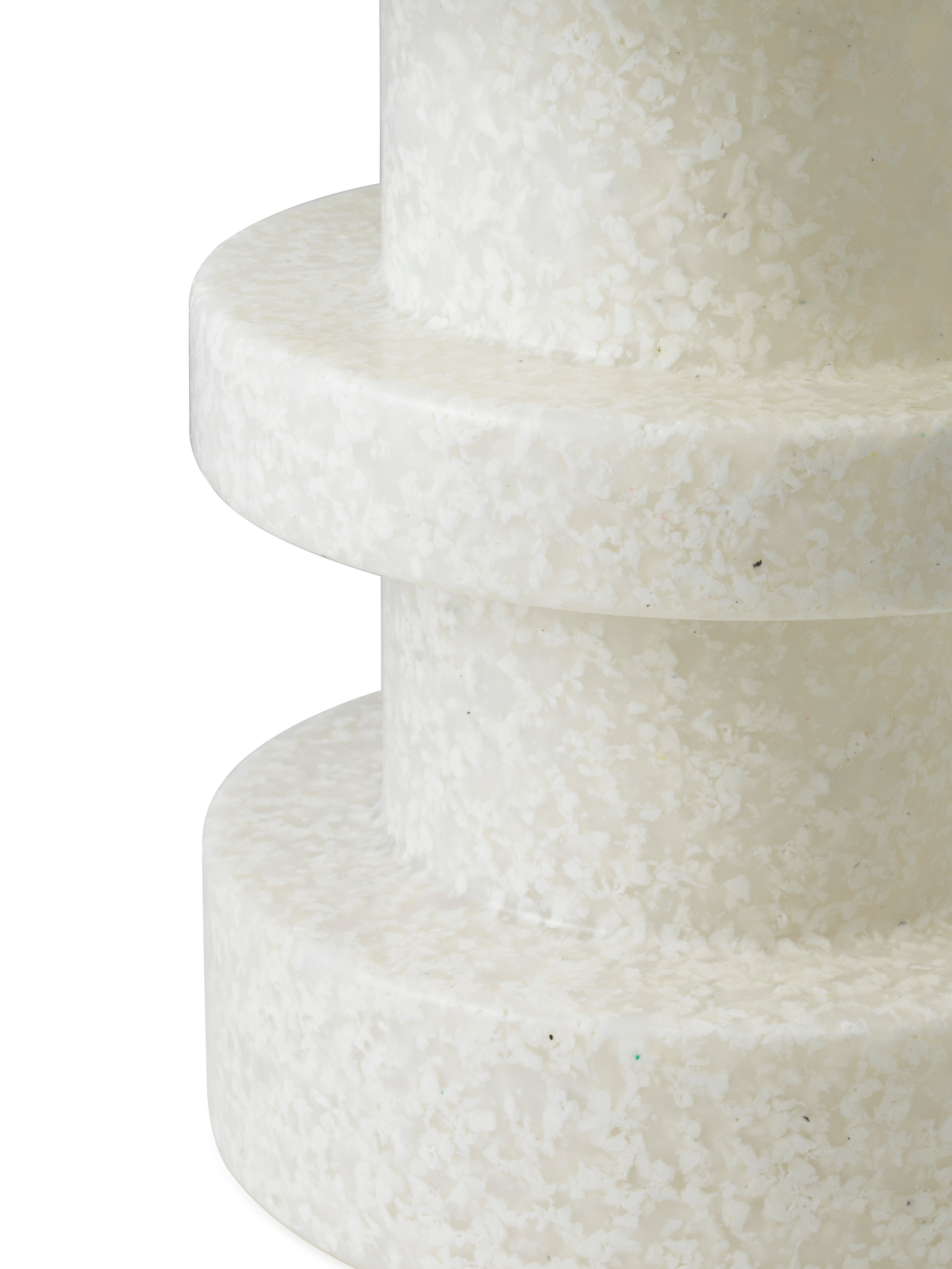 Bit Stack skammel - hvid